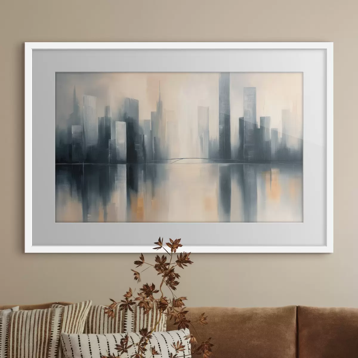 Poster Stadtsilhouette f49821
