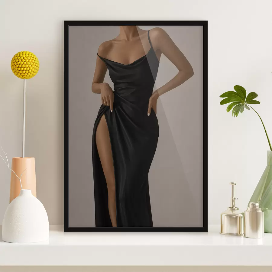 Fototapete Schwarzes Kleid f49822