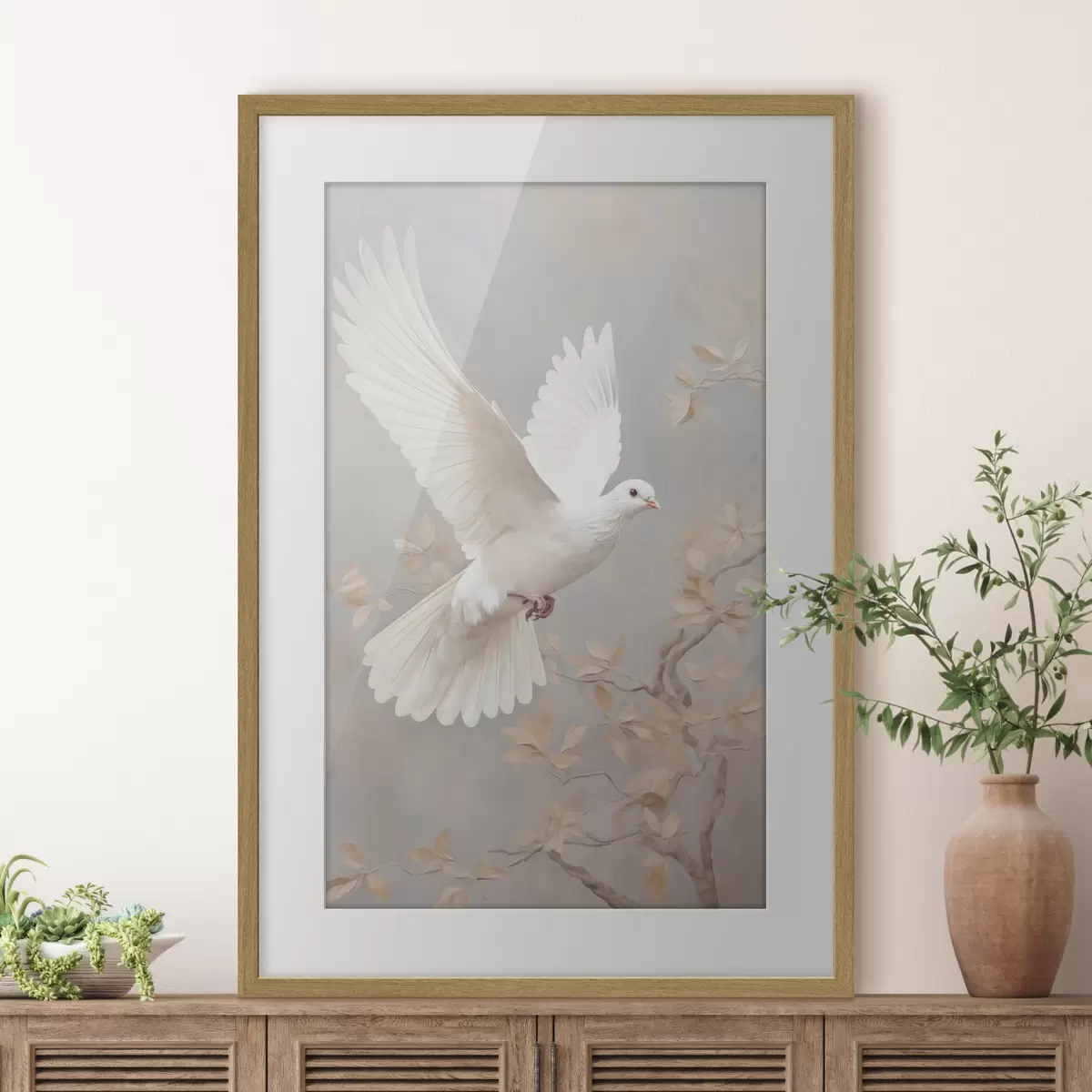 Poster Blätter und Leben f49763