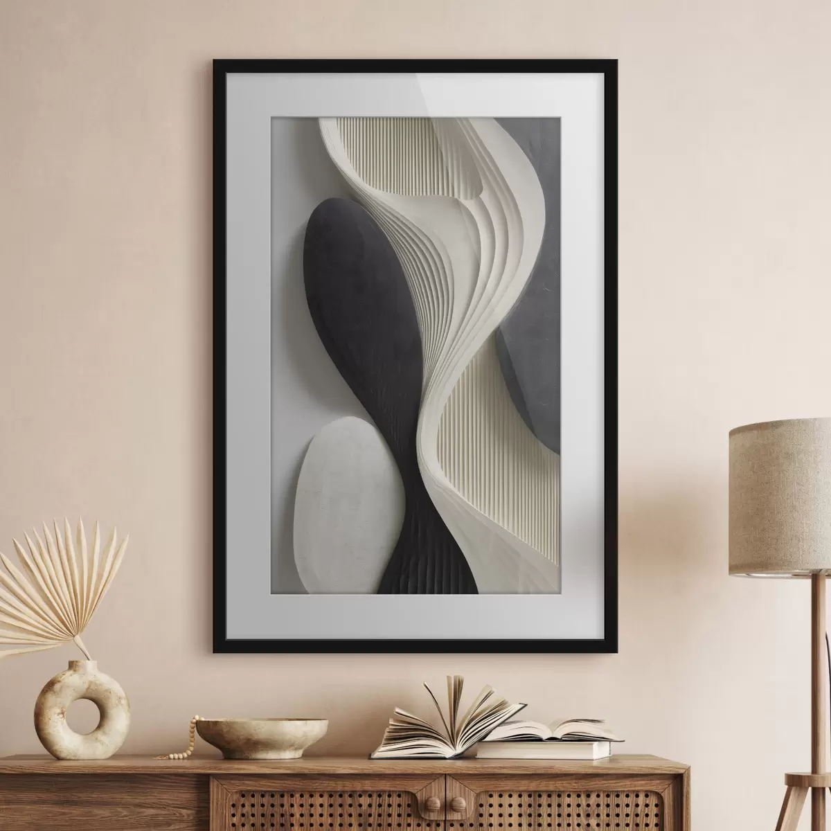 Poster Geometrie und Hingabe f49874