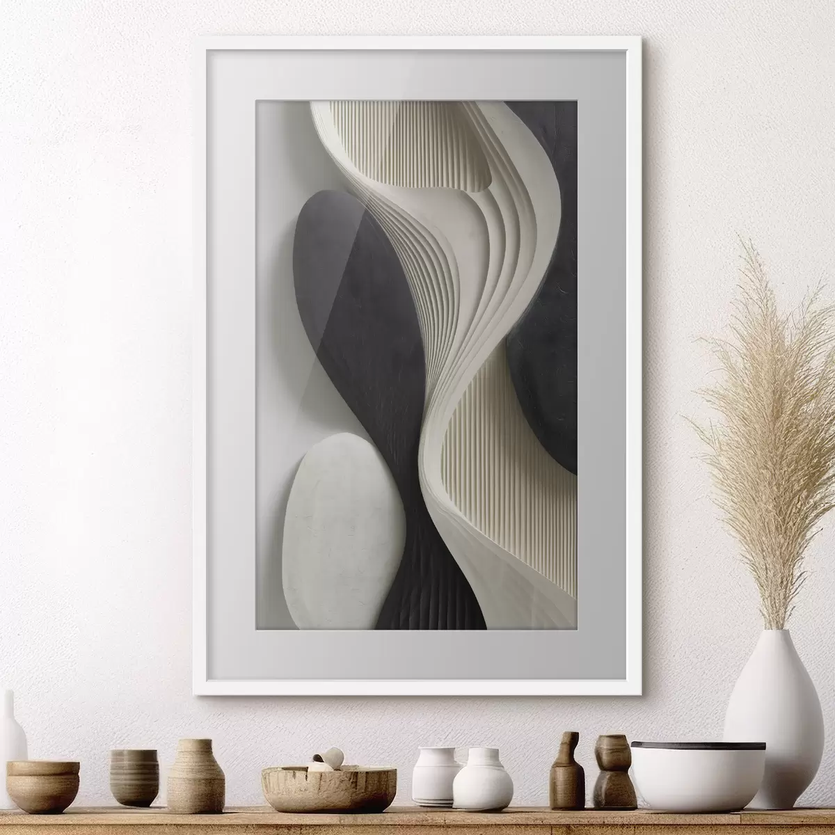 Poster Geometrie und Hingabe f49874
