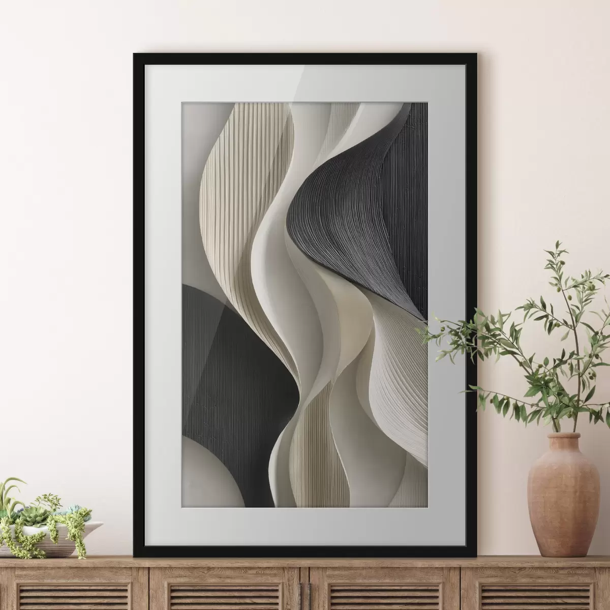 Poster Wogende Falten f49875