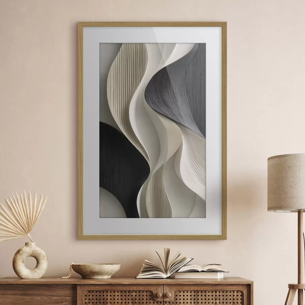 Poster Wogende Falten f49875