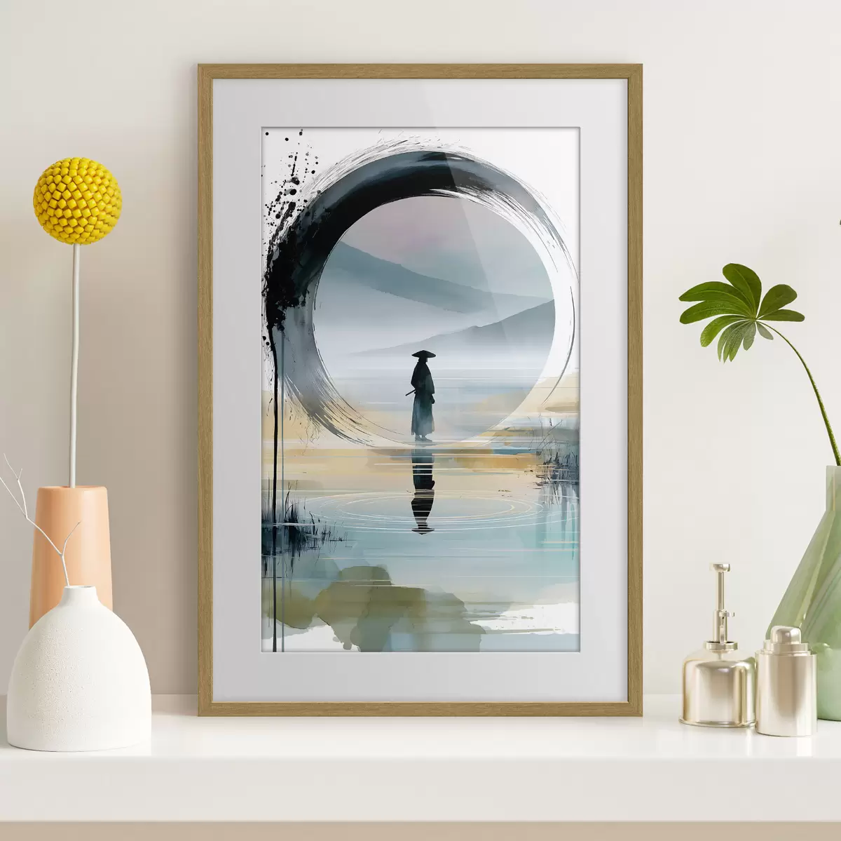 Poster Stille im Kreis f49880
