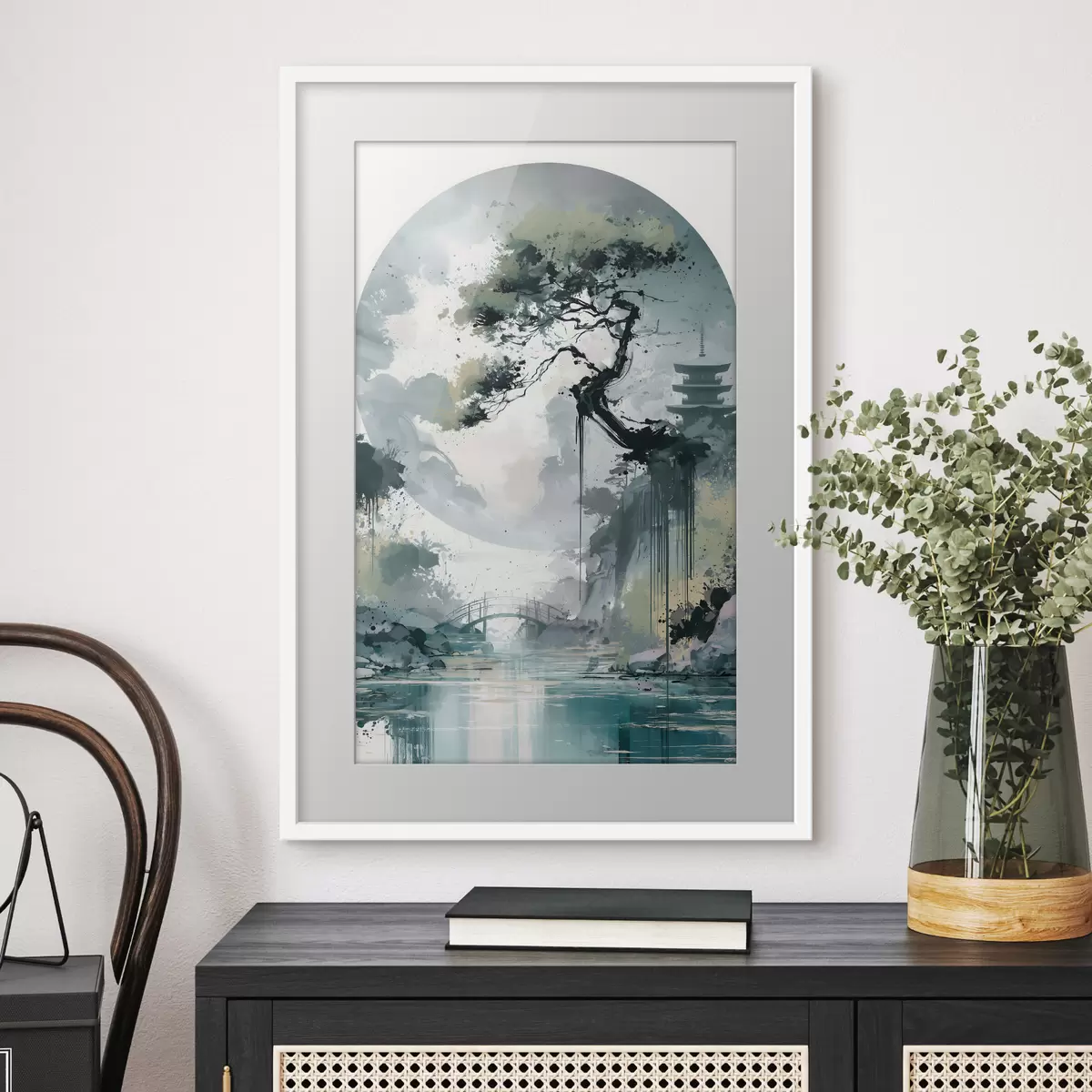 Poster Baum und Träumerei f49881