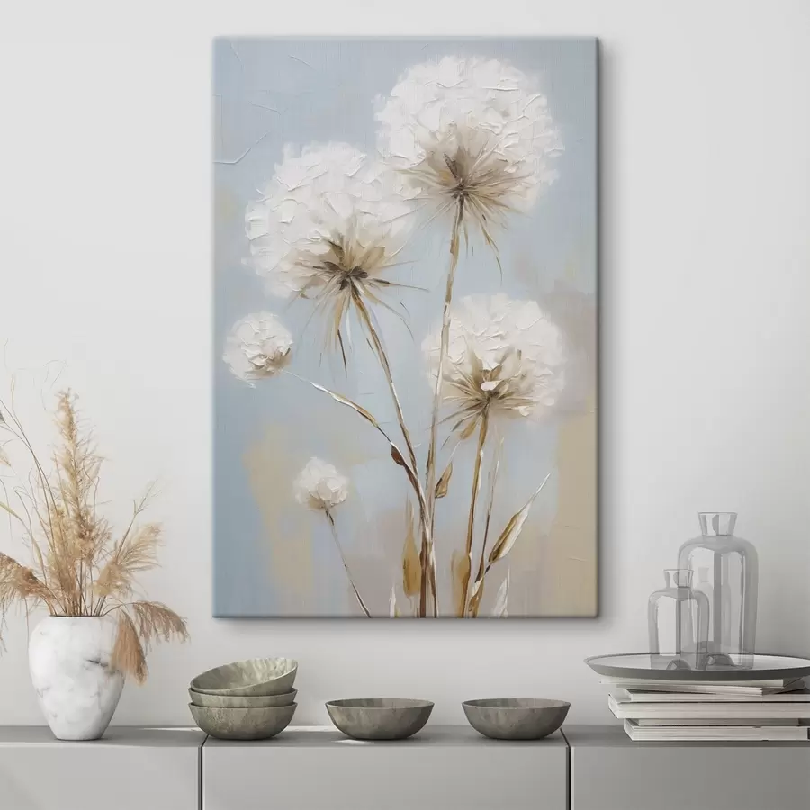 Fototapete Gemälde im Stil von „Dandelions“ s49895