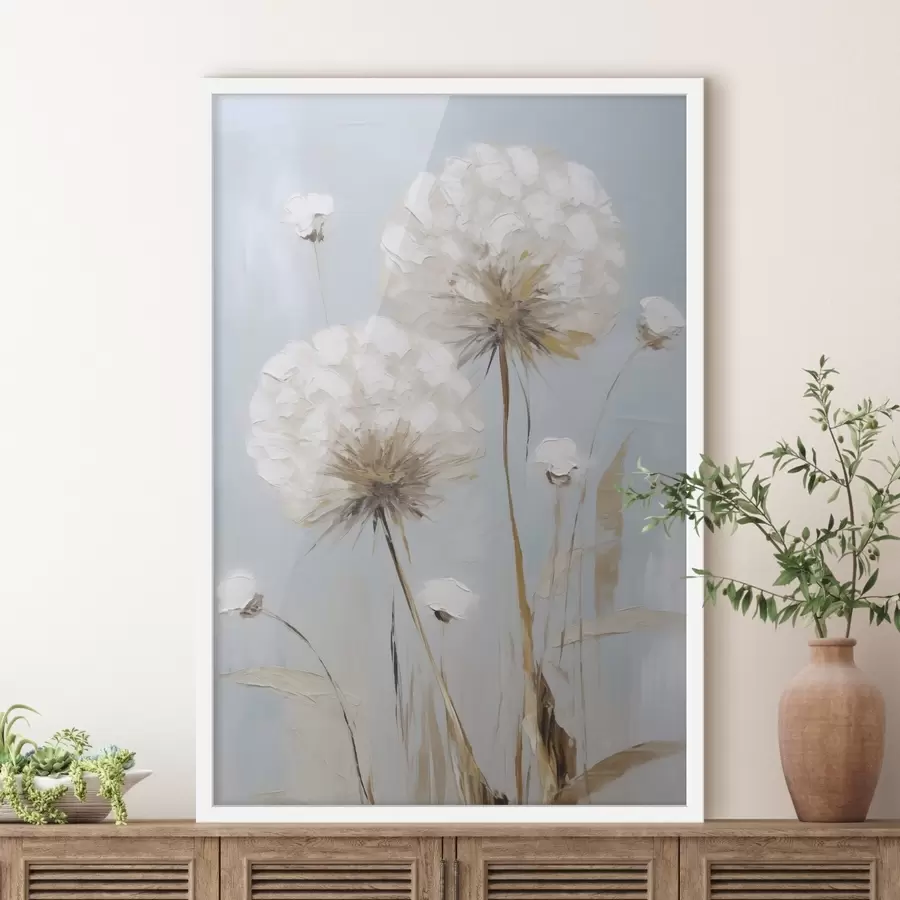 Fototapete Gemälde im Stil von „Dandelions“ f49896