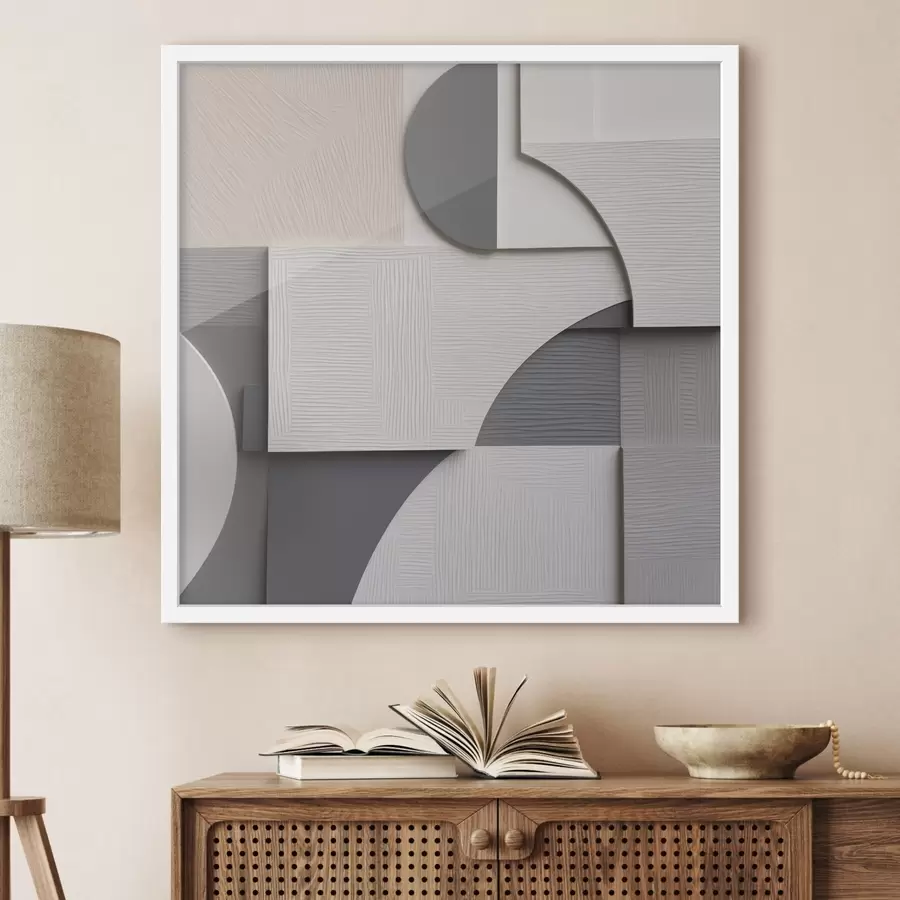 Fototapete Geometrische Abstraktion, flächige Illustration f49906