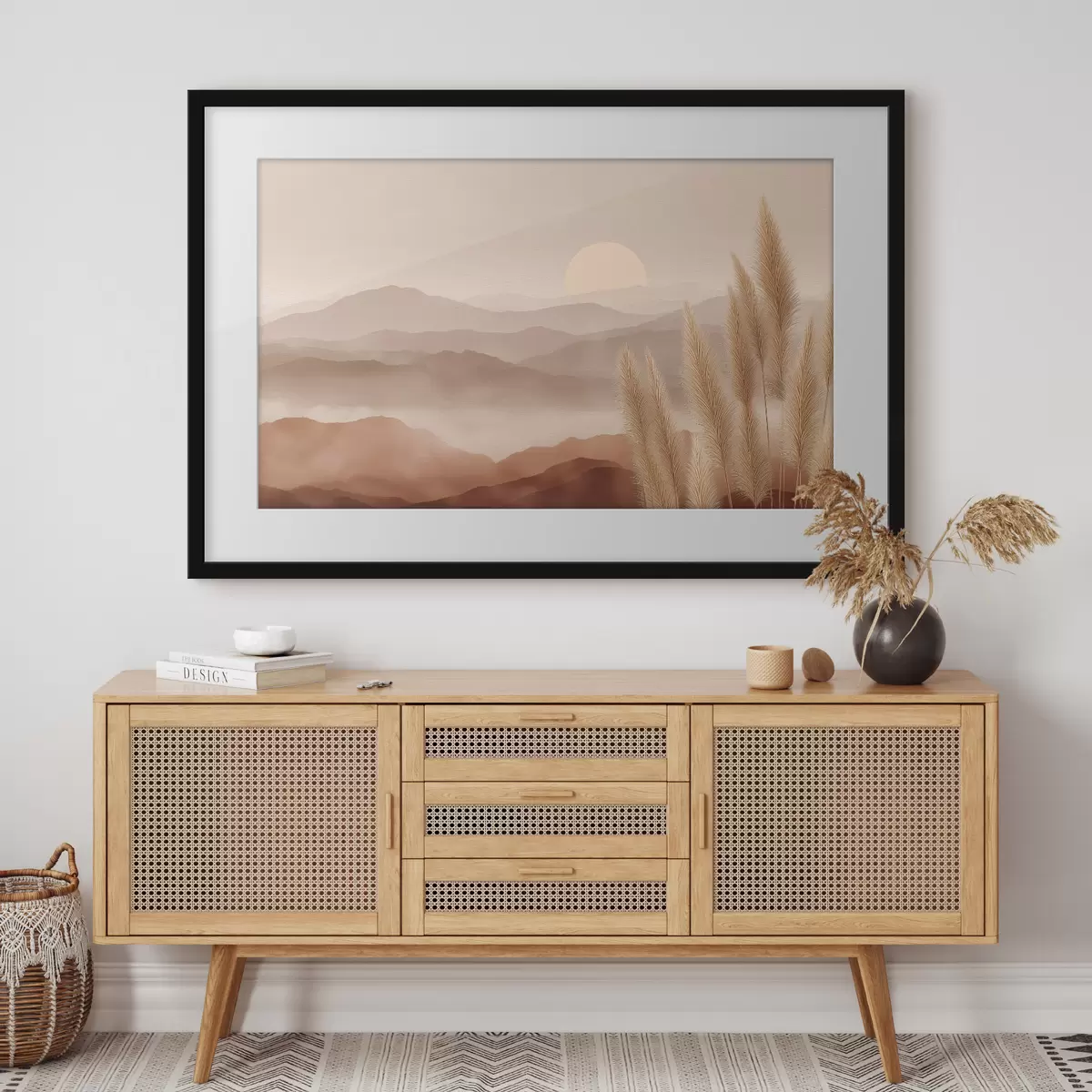 Poster Berge und Hingabe f49909