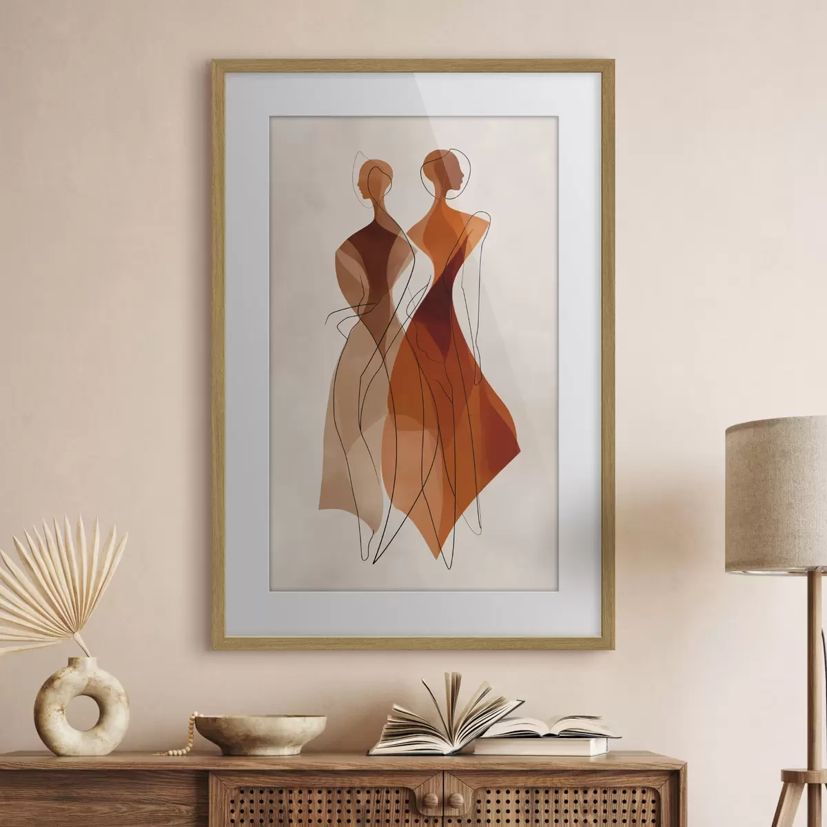 Poster Silhouette und Augenblick f49922