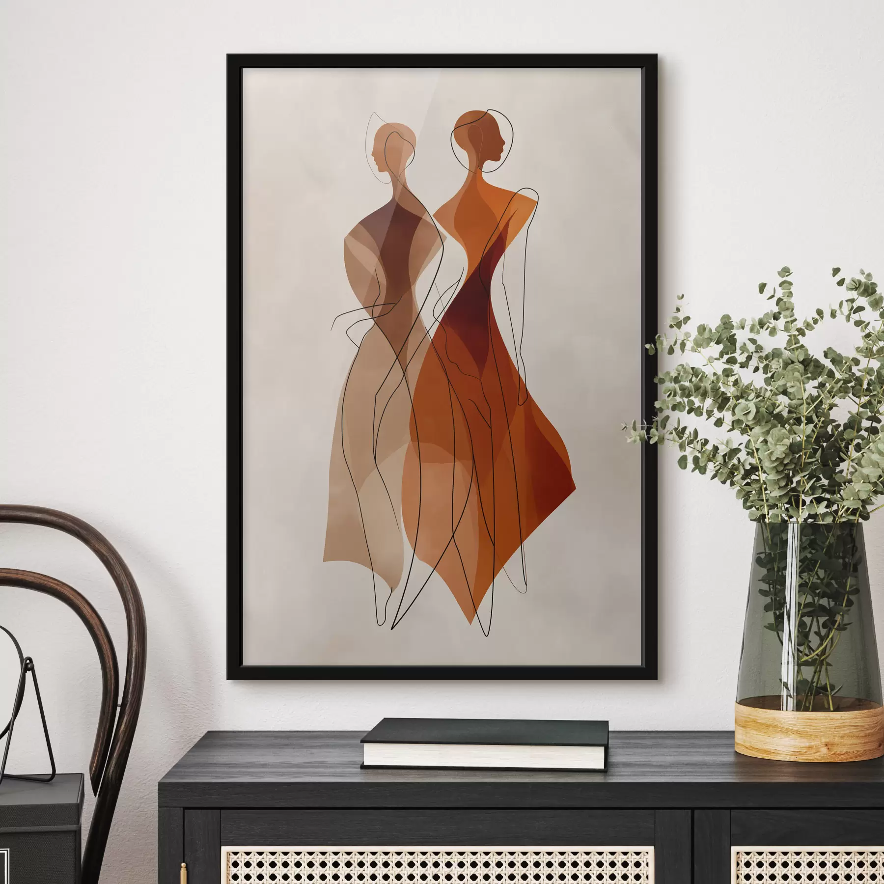 Fototapete Abstrakte Silhouetten f49922
