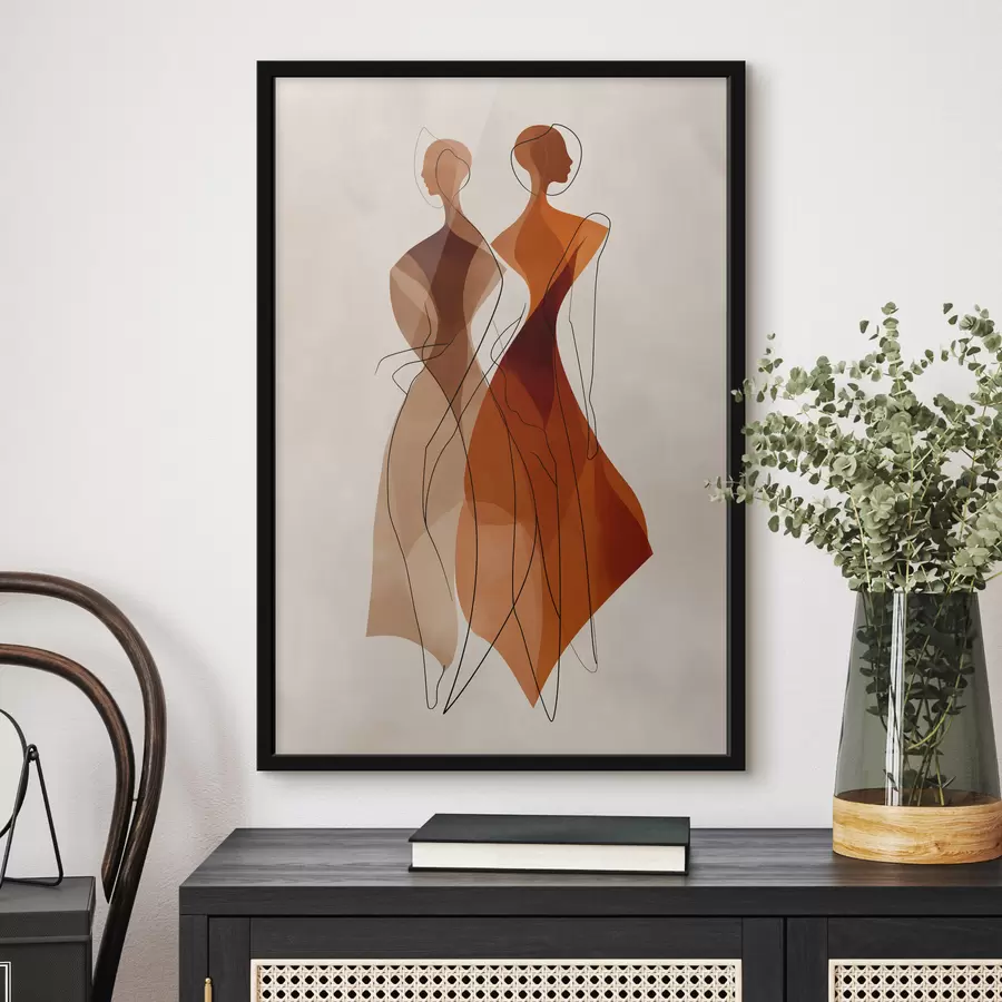 Fototapete Abstrakte Silhouetten f49922
