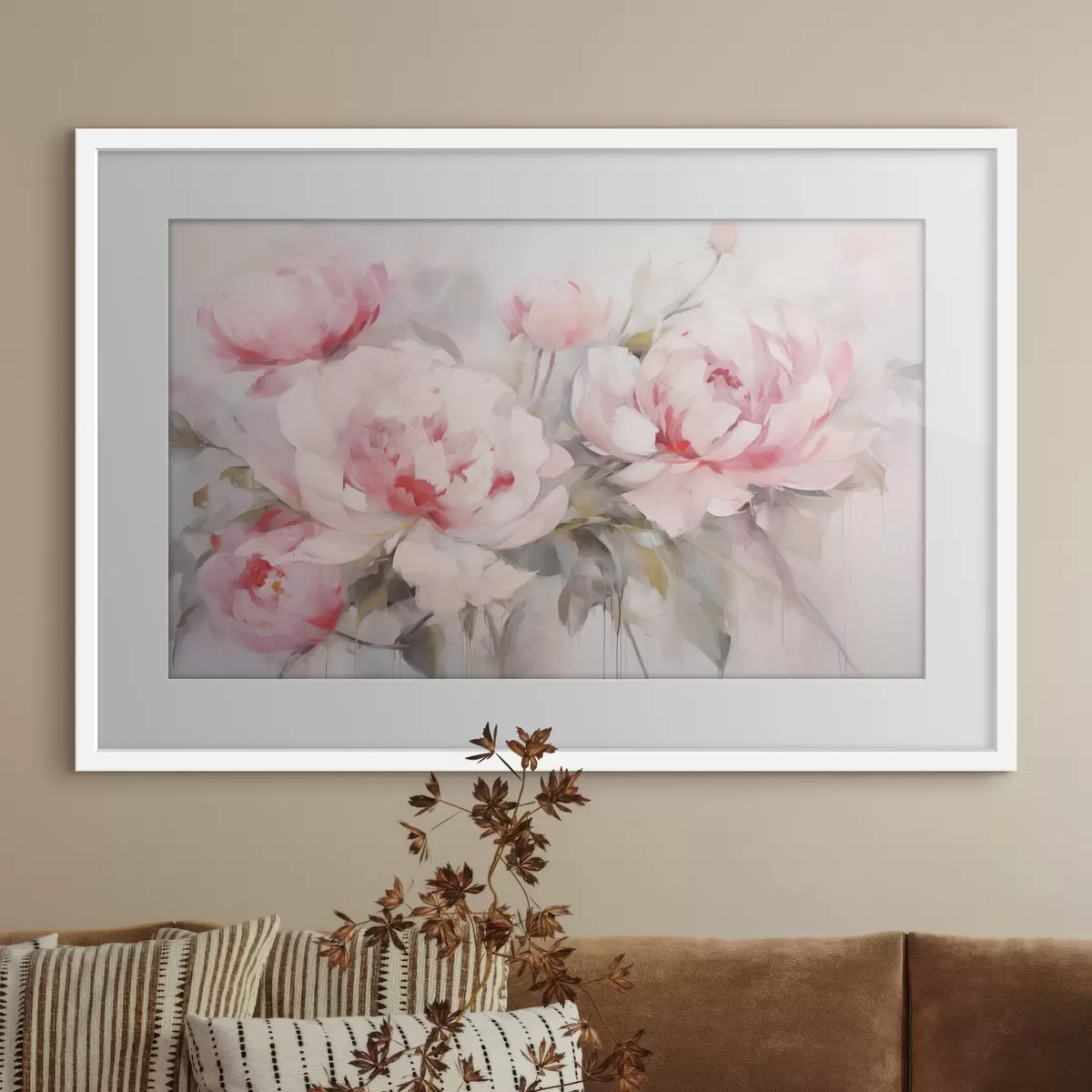 Poster Pfingstrosen und Wunder f49929