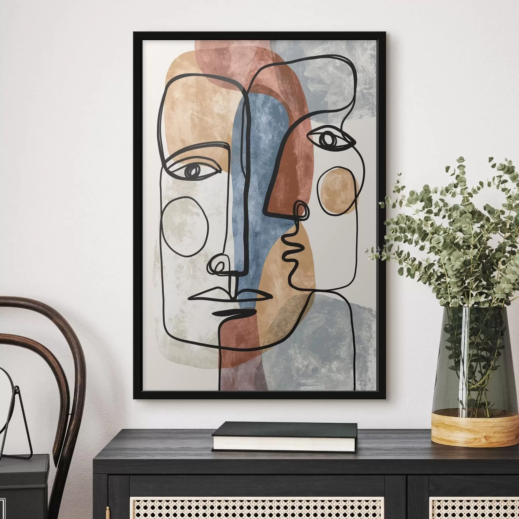 Fototapete Abstrakte Gesichter f49758