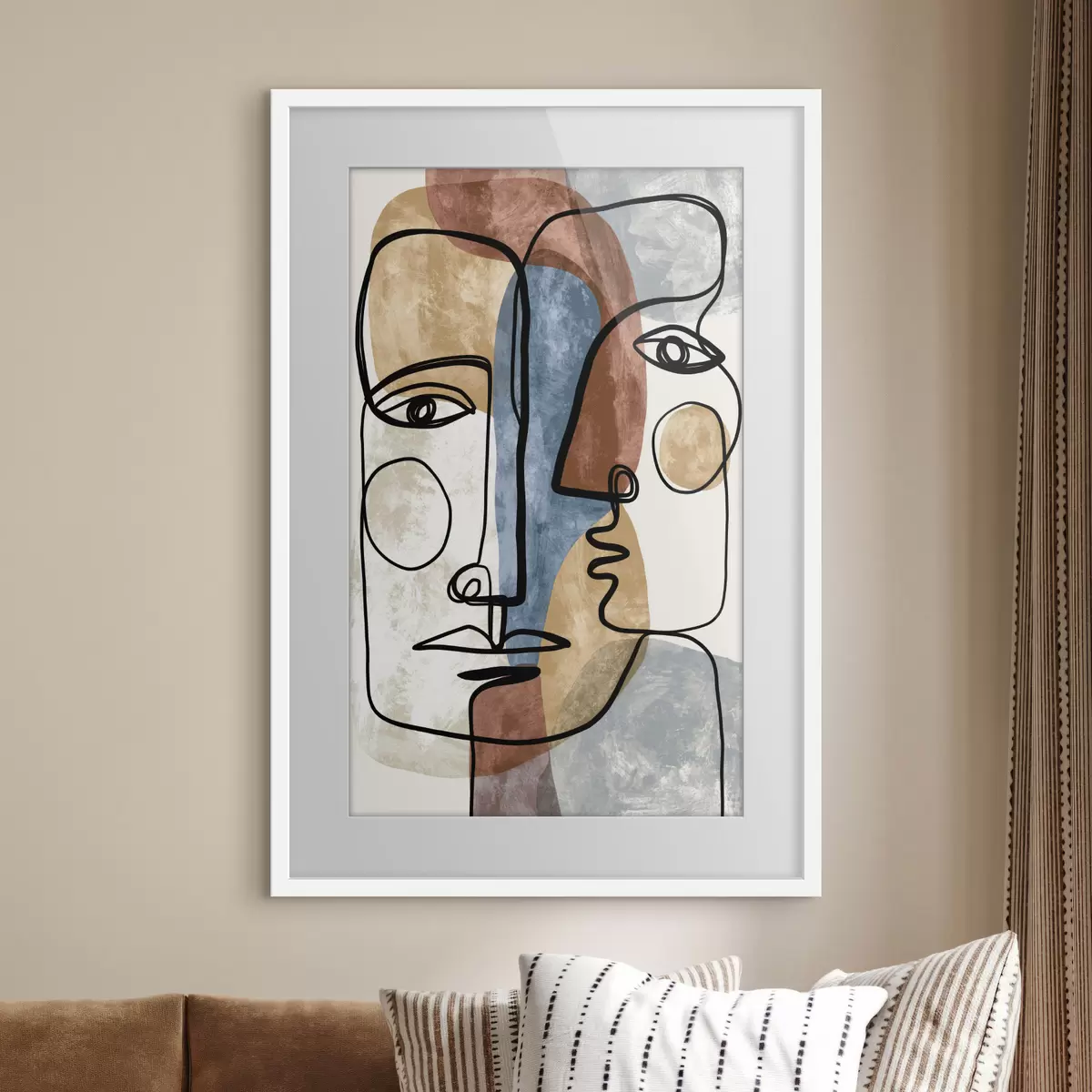 Poster Abstrakte Gesichter f49758