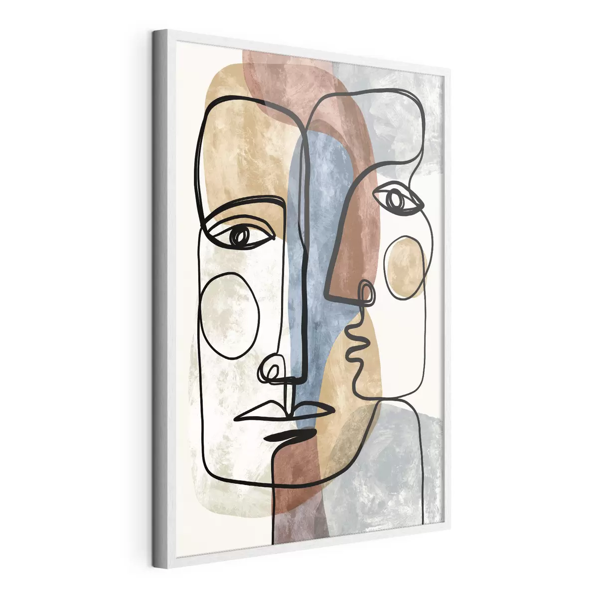 Poster Abstrakte Gesichter f49758