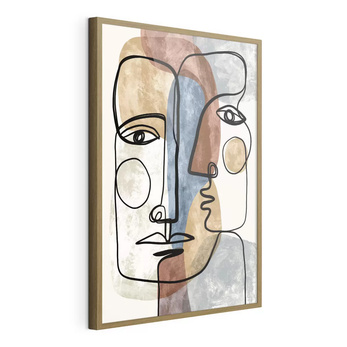Poster Abstrakte Gesichter f49758
