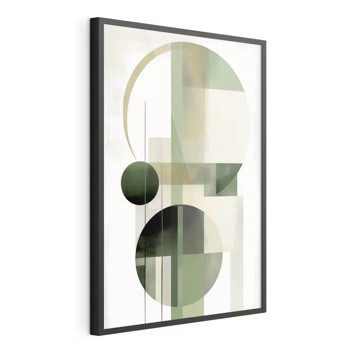 Poster Abstraktion mit Kreisen f49853