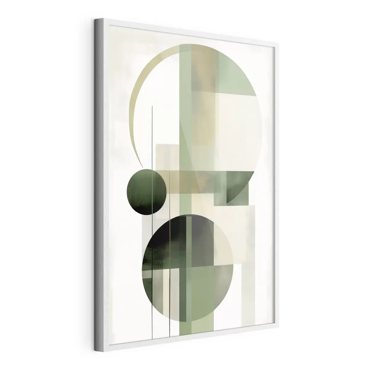 Poster Abstraktion mit Kreisen f49853