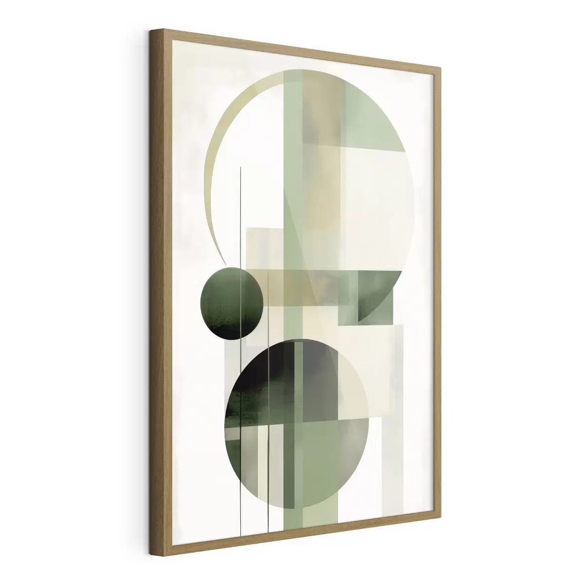 Poster Abstraktion mit Kreisen f49853