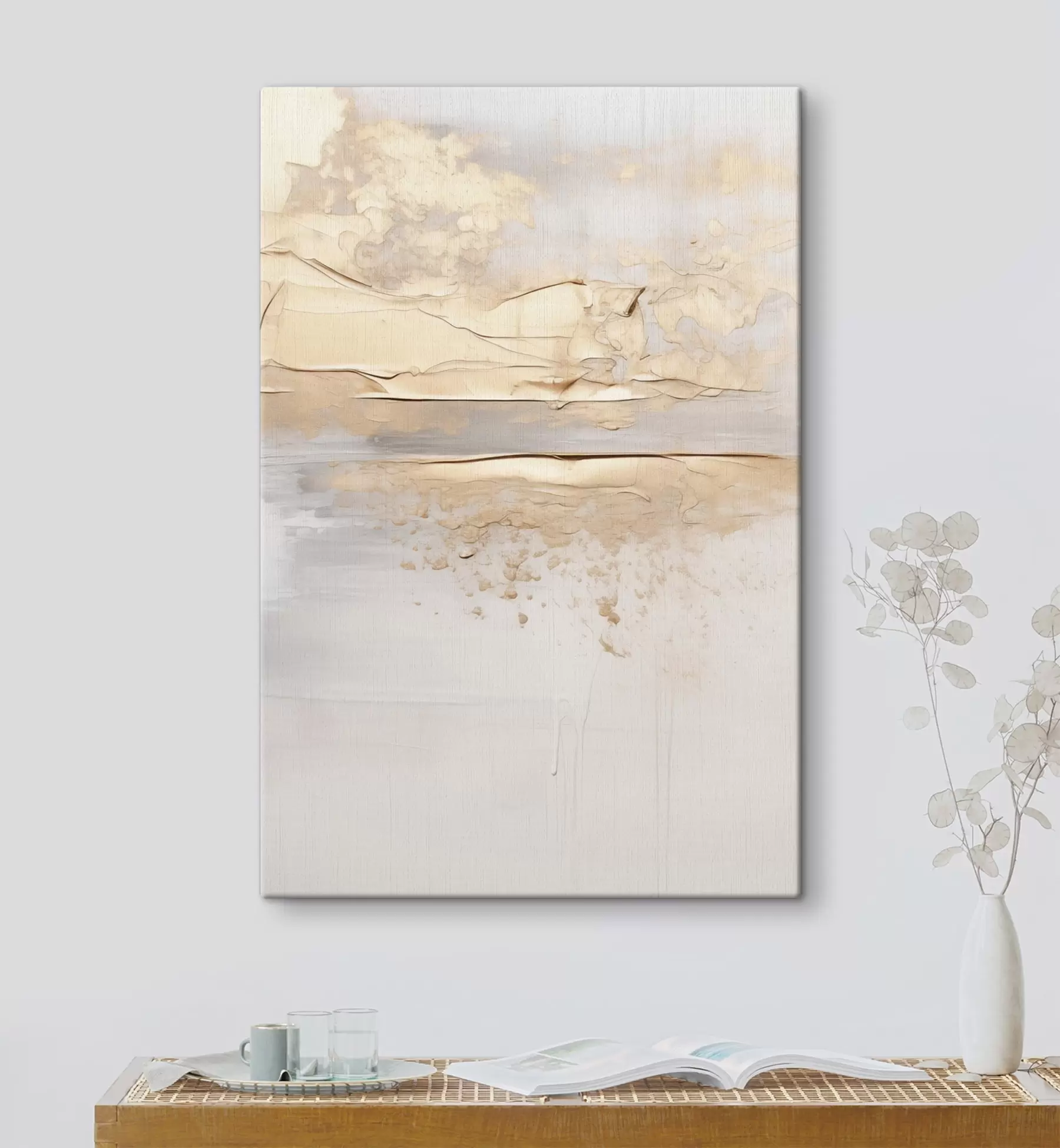 Fototapete Beige Abstraktion s49986