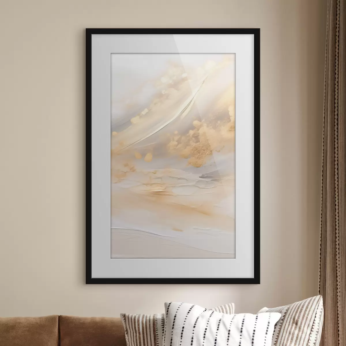 Poster Abstraktion im Innenraum f49989