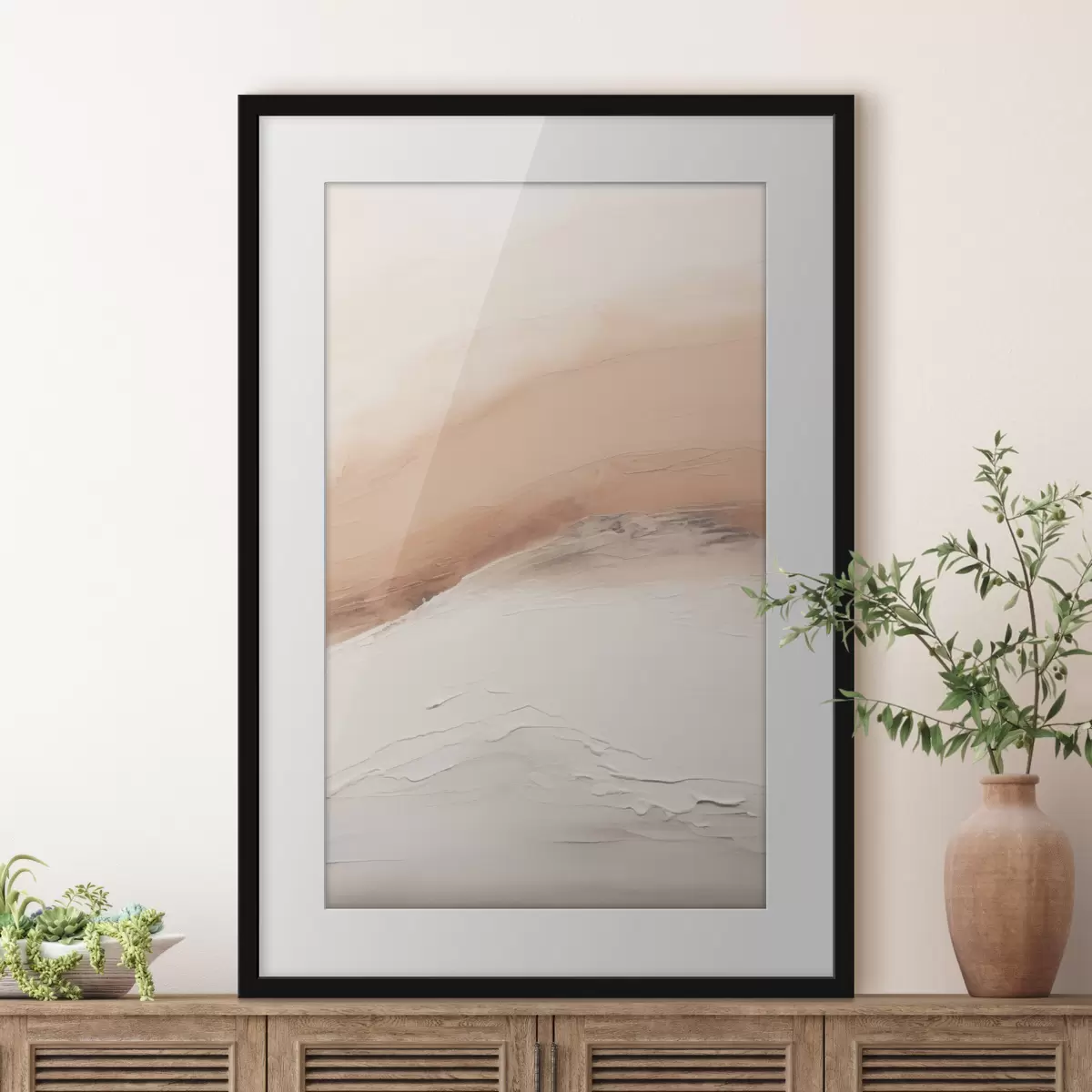 Poster Abstraktion mit Wolken f49995