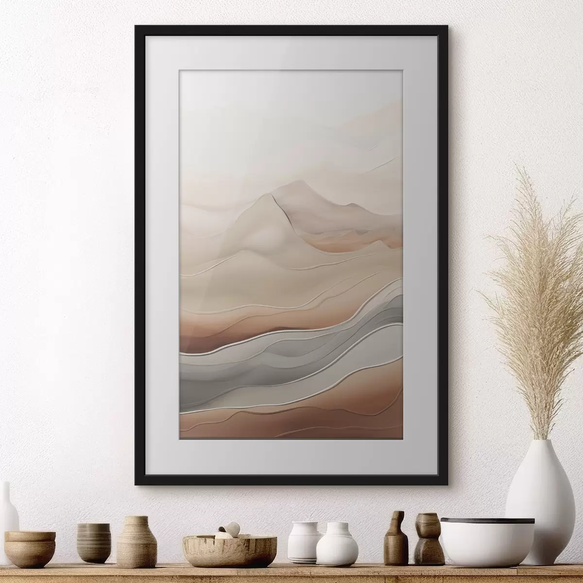 Poster Luftige Abstraktion f49996