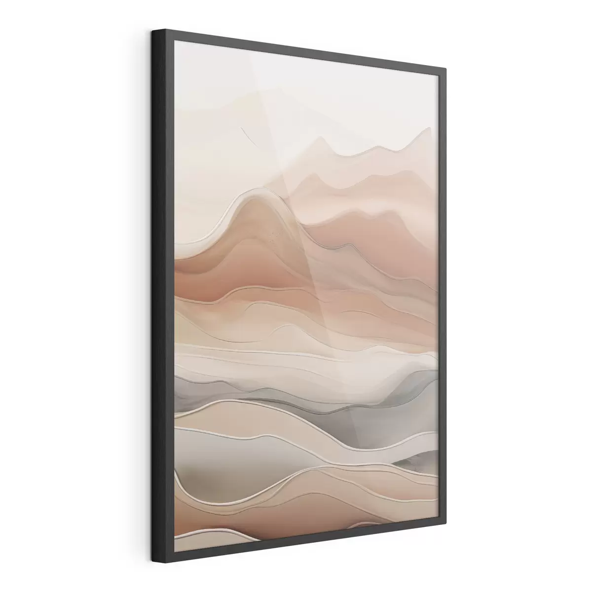 Poster Neutrale Abstraktion f49997