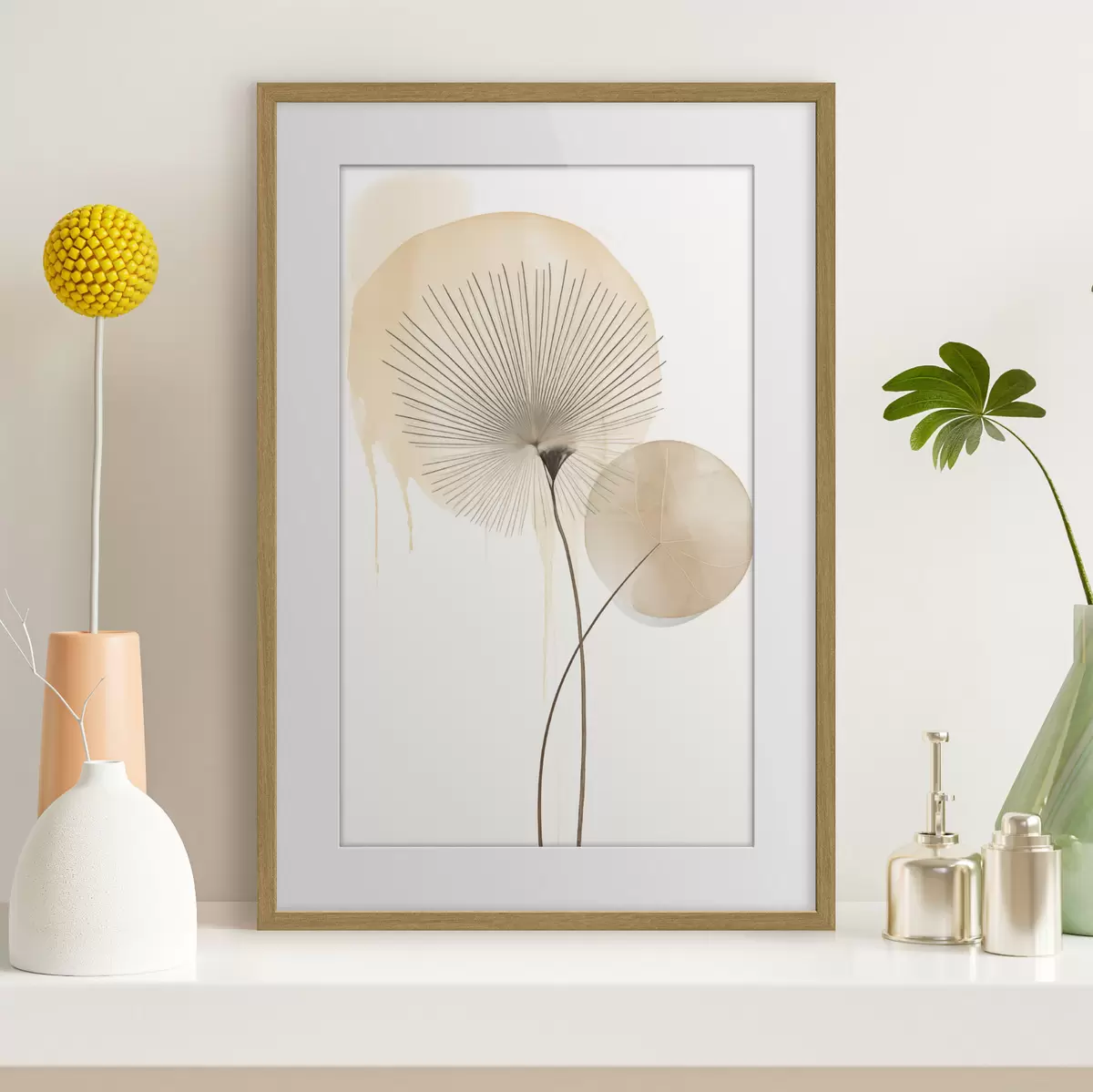 Poster Beige-Komposition f49999