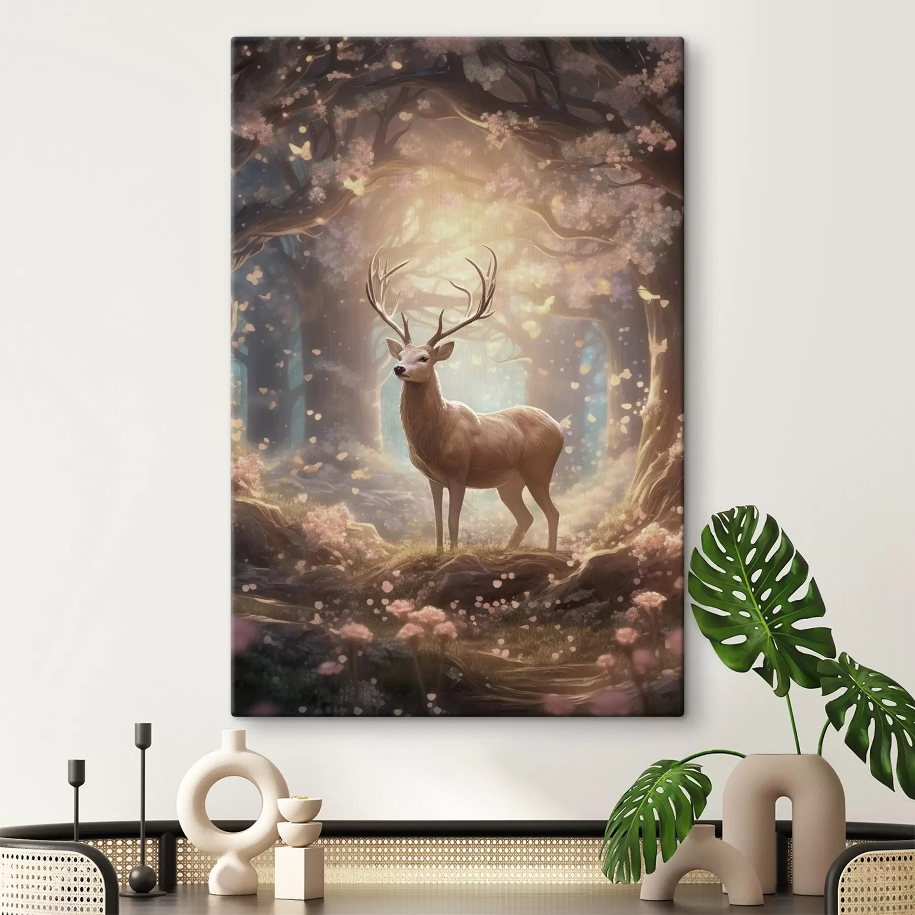 Fototapete Hirsche im Wald s50028