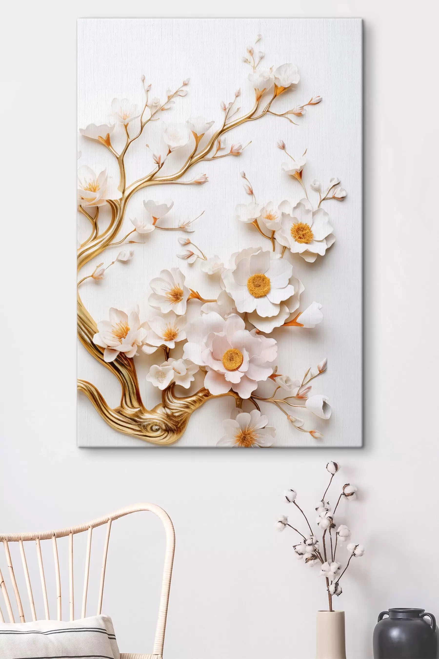 Fototapete Weiße Magnolien s50033