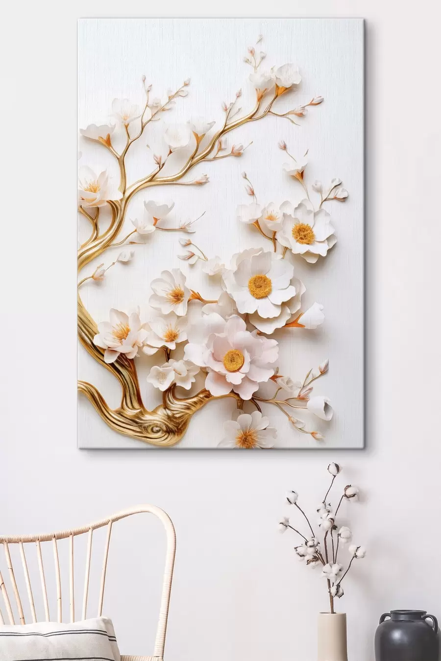 Fototapete Weiße Magnolien s50033