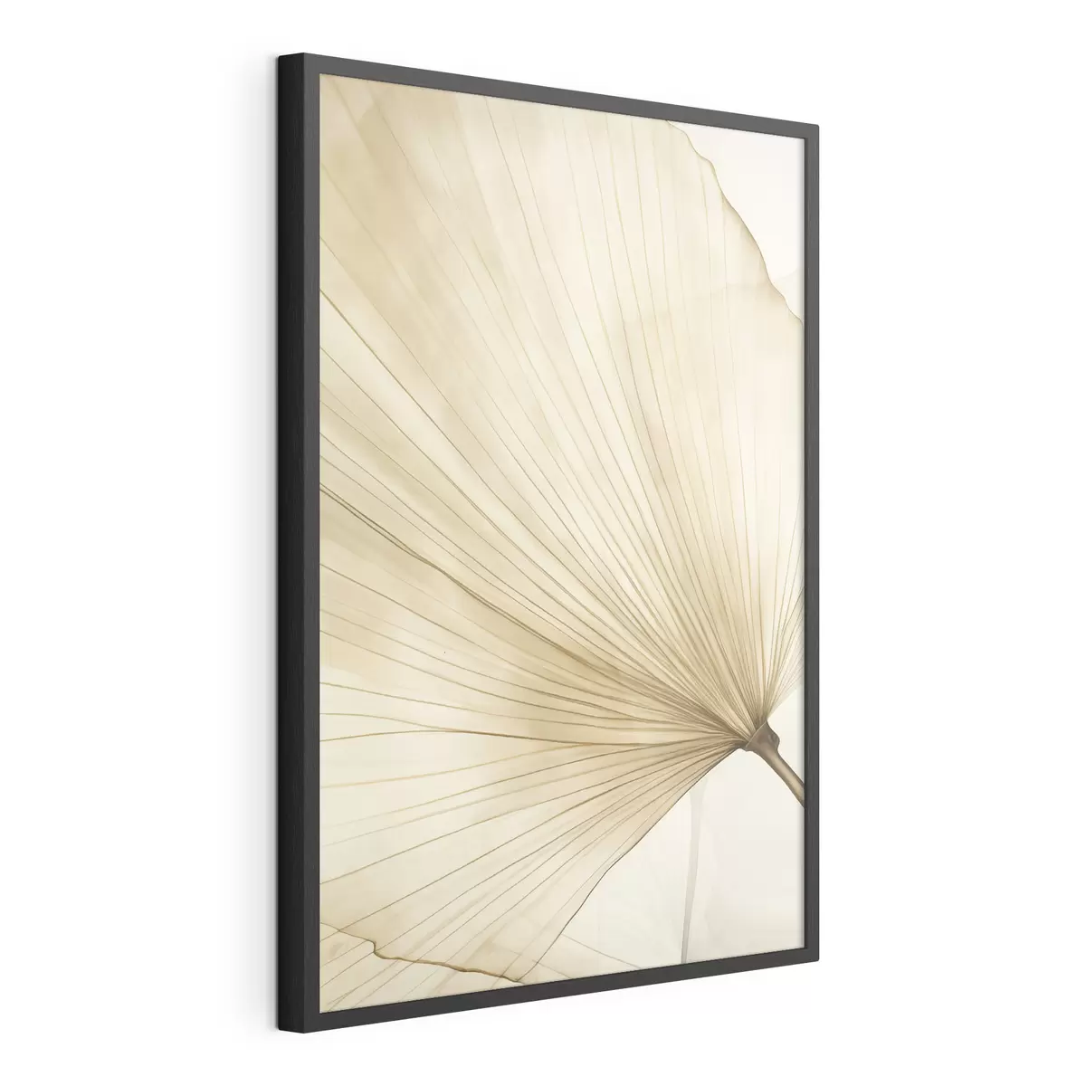 Poster Helles Palmblatt f50021