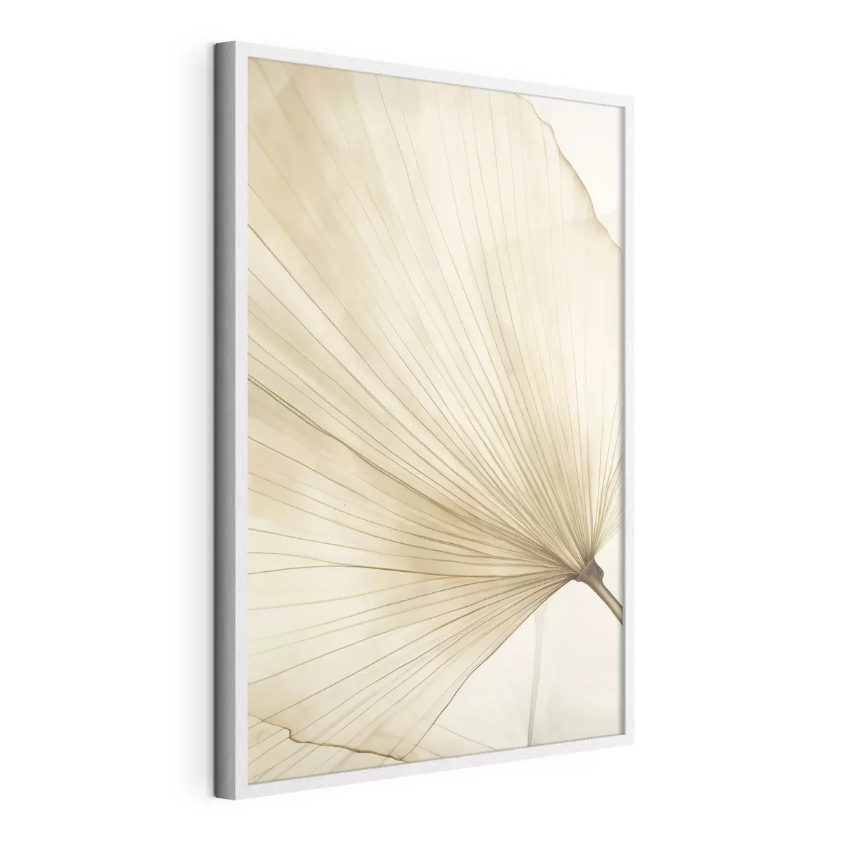 Poster Helles Palmblatt f50021