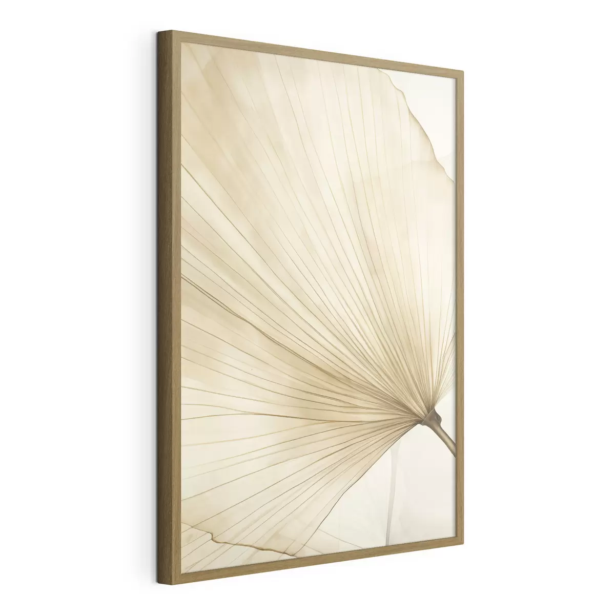 Poster Helles Palmblatt f50021