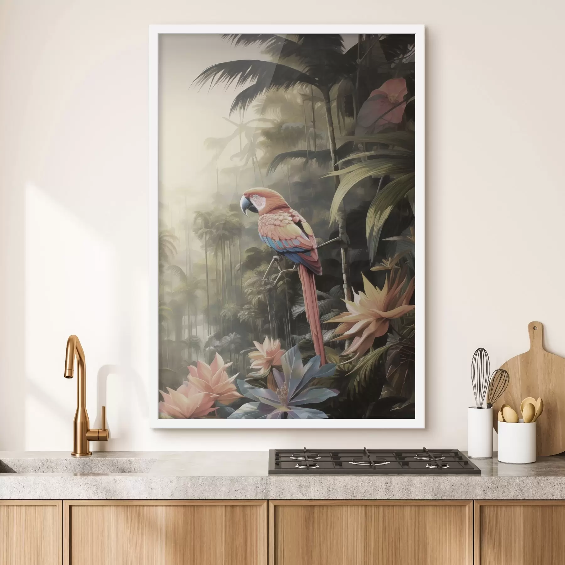 Fototapete Tropische Flamingos f50027