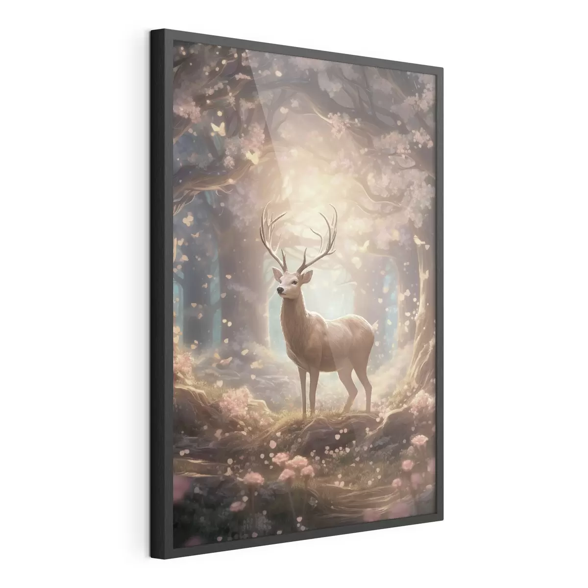 Poster Hirsche im Wald f50028