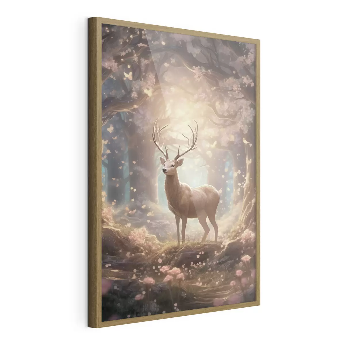 Poster Hirsche im Wald f50028