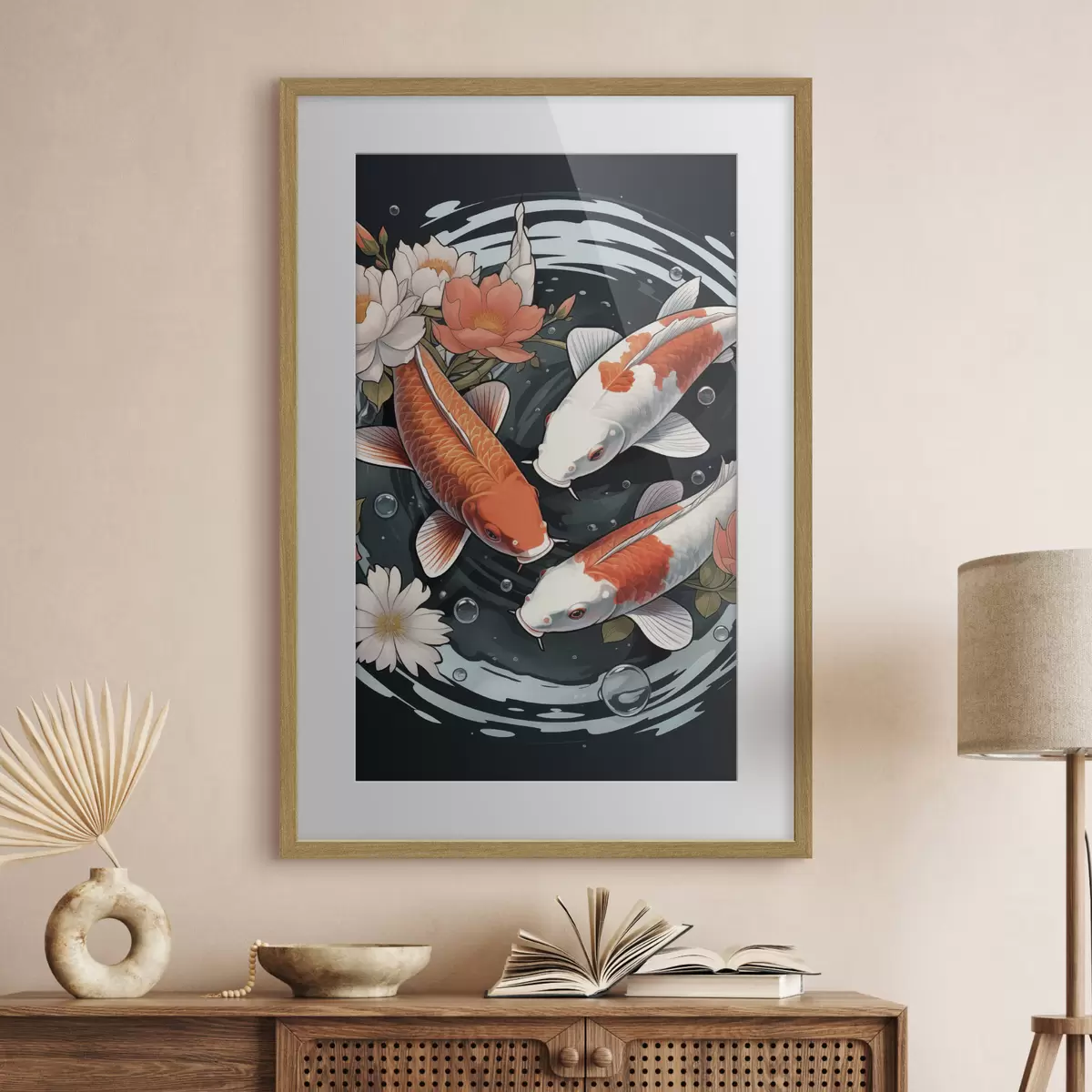 Poster Koi Karpfen f50035