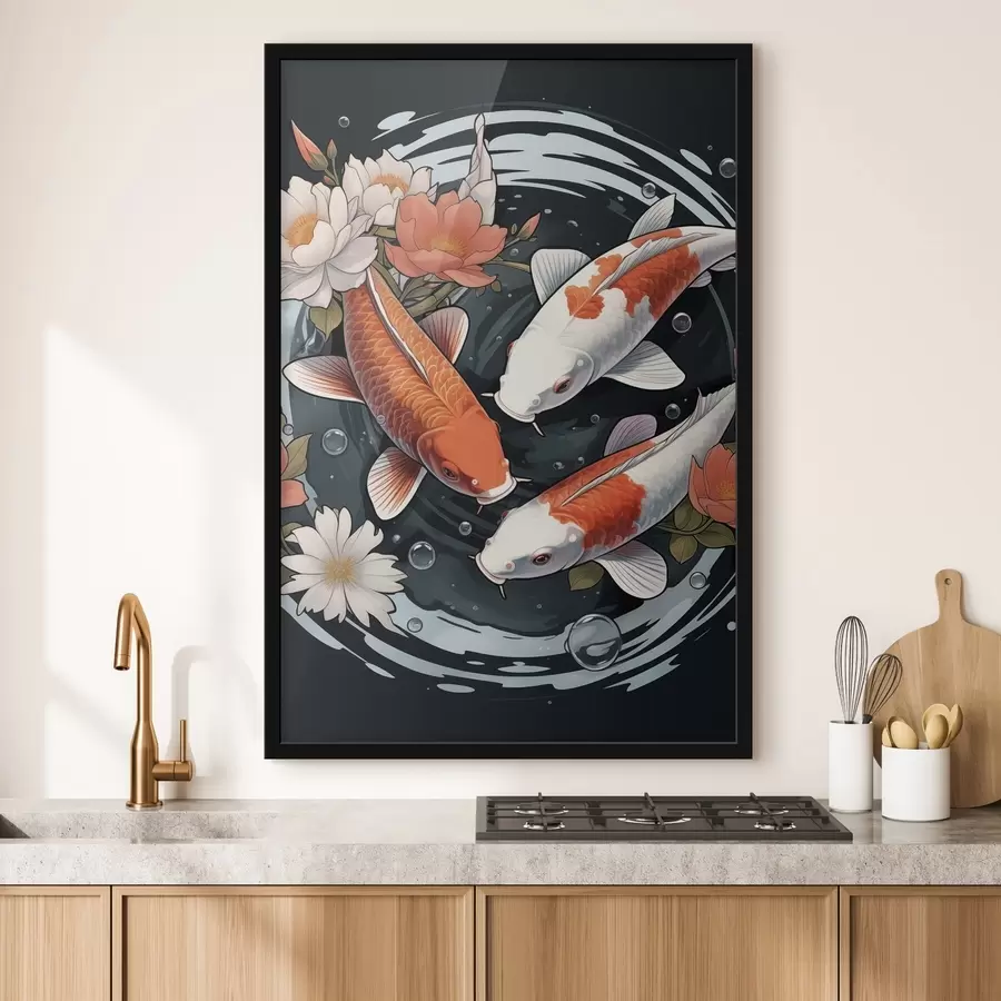 Fototapete Koi Karpfen f50035