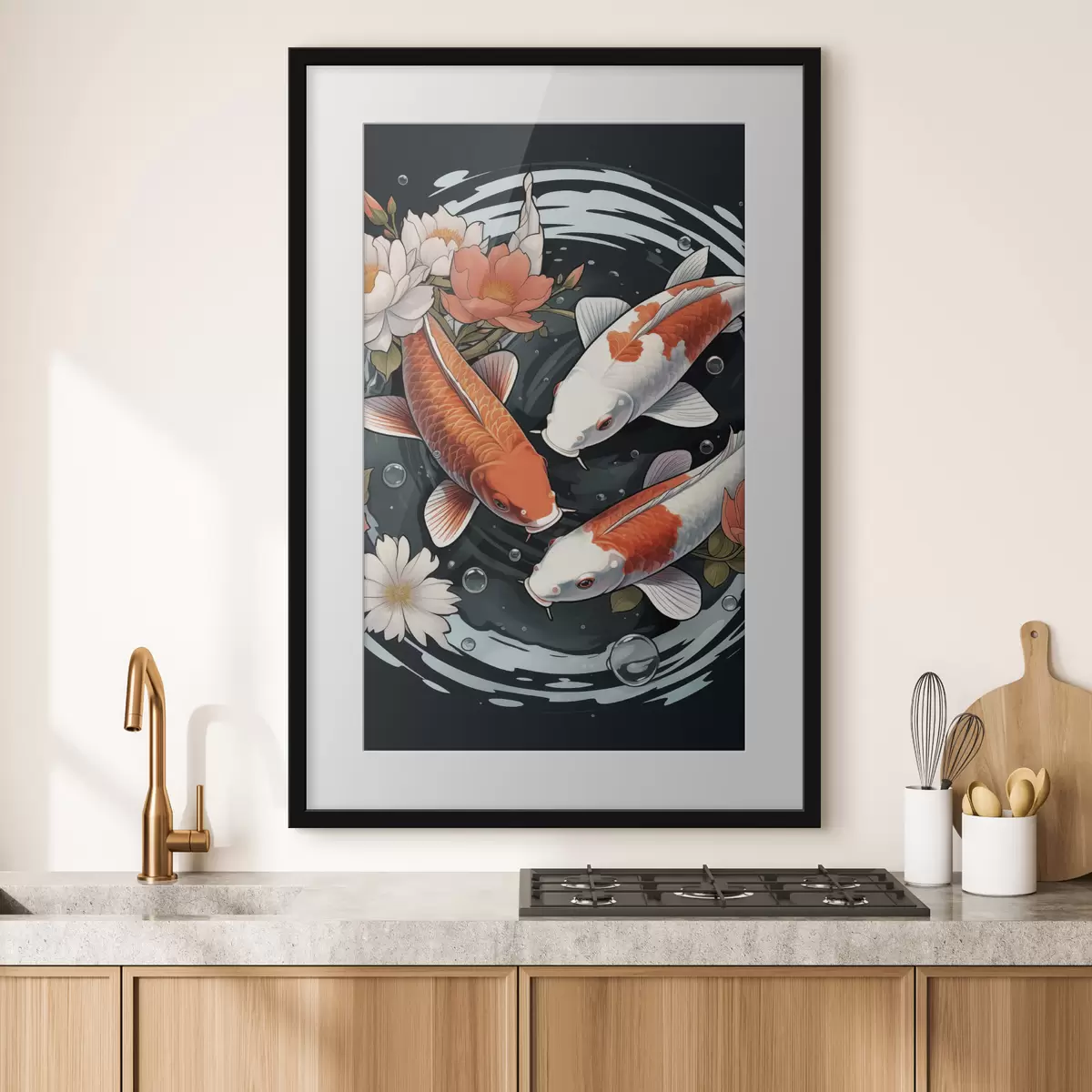 Poster Koi Karpfen f50035