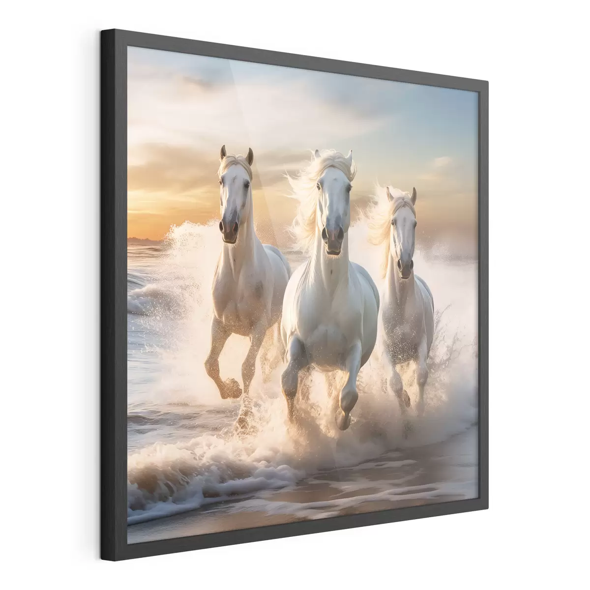 Poster Pferde am Ufer f50037