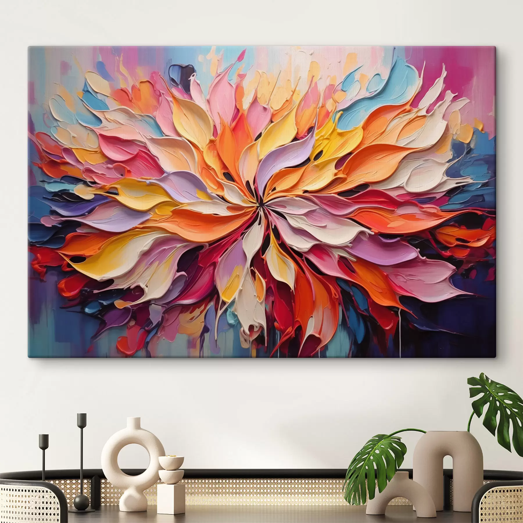 Fototapete Abstrakte Blume s50045