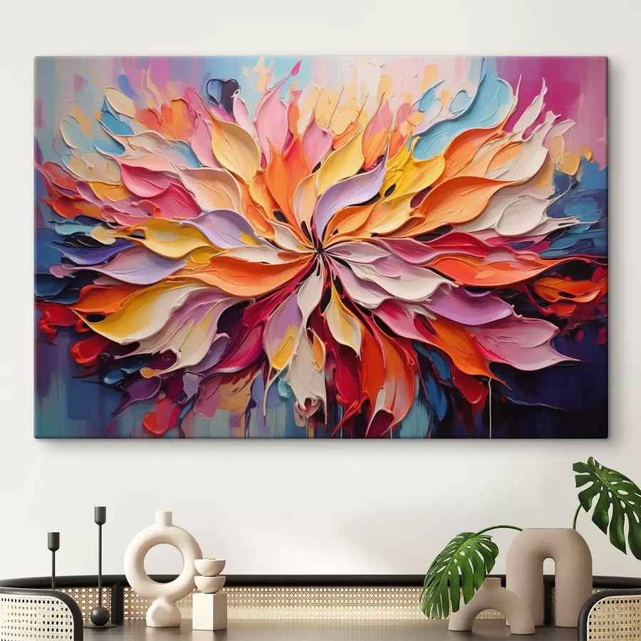 Fototapete Abstrakte Blume s50045