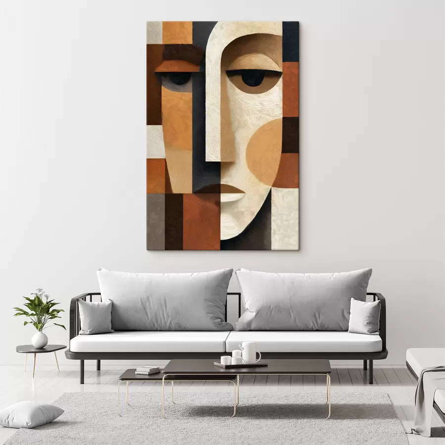 Fototapete Abstraktes Gesicht s50054