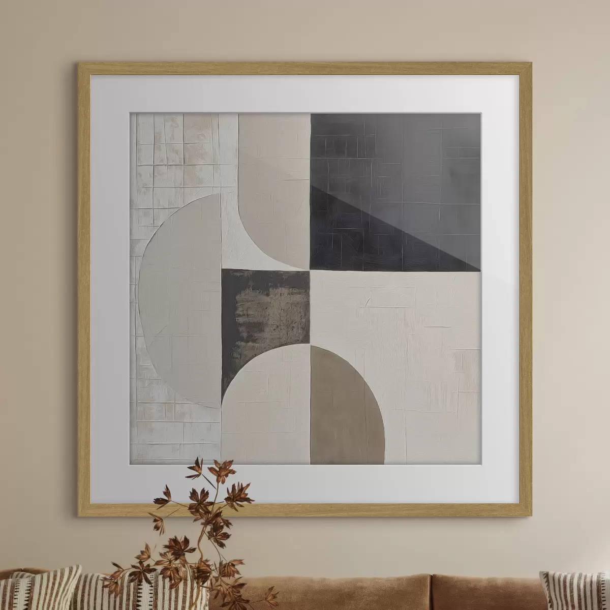 Poster Geometrische Abstraktion f50043