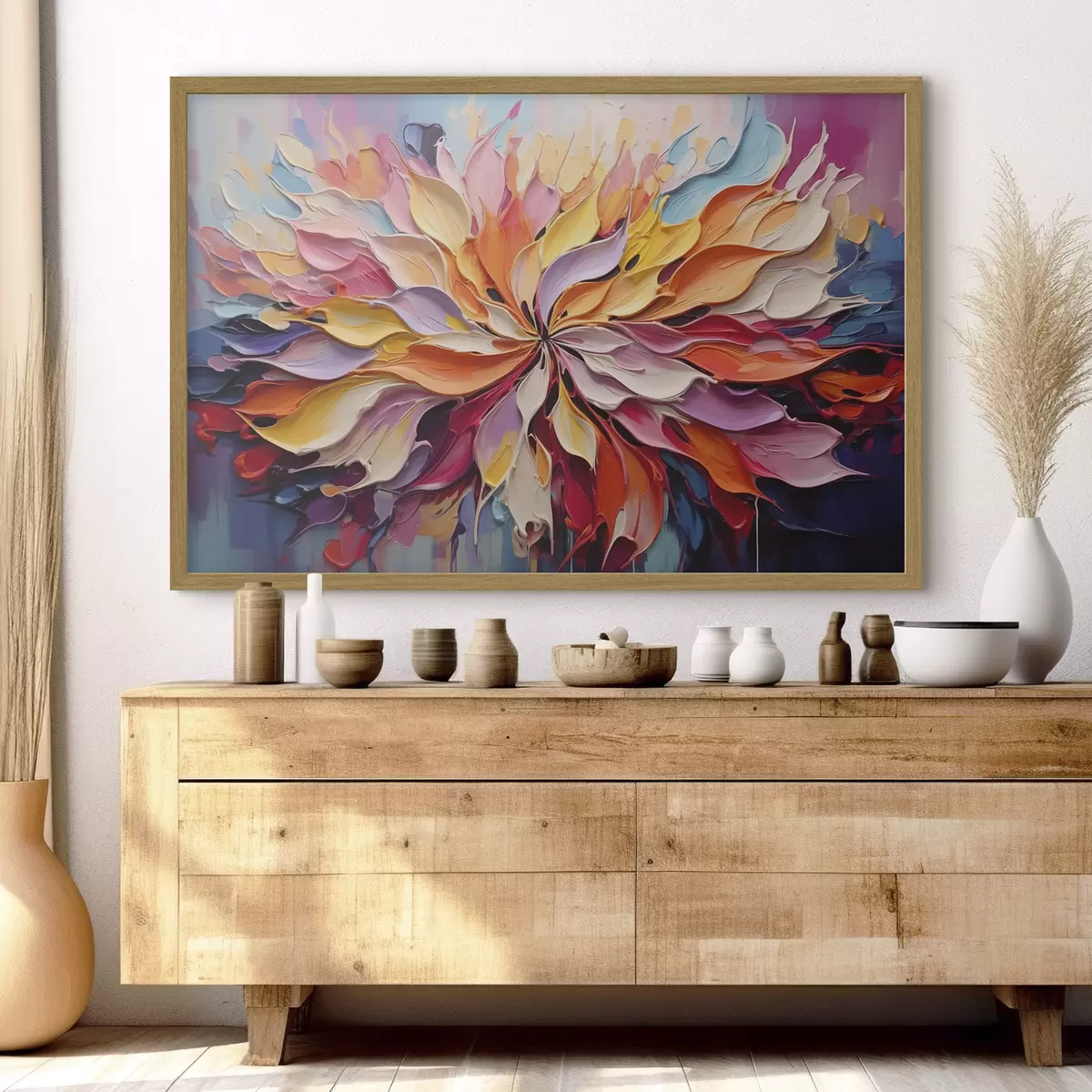 Poster Abstrakte Blume f50045