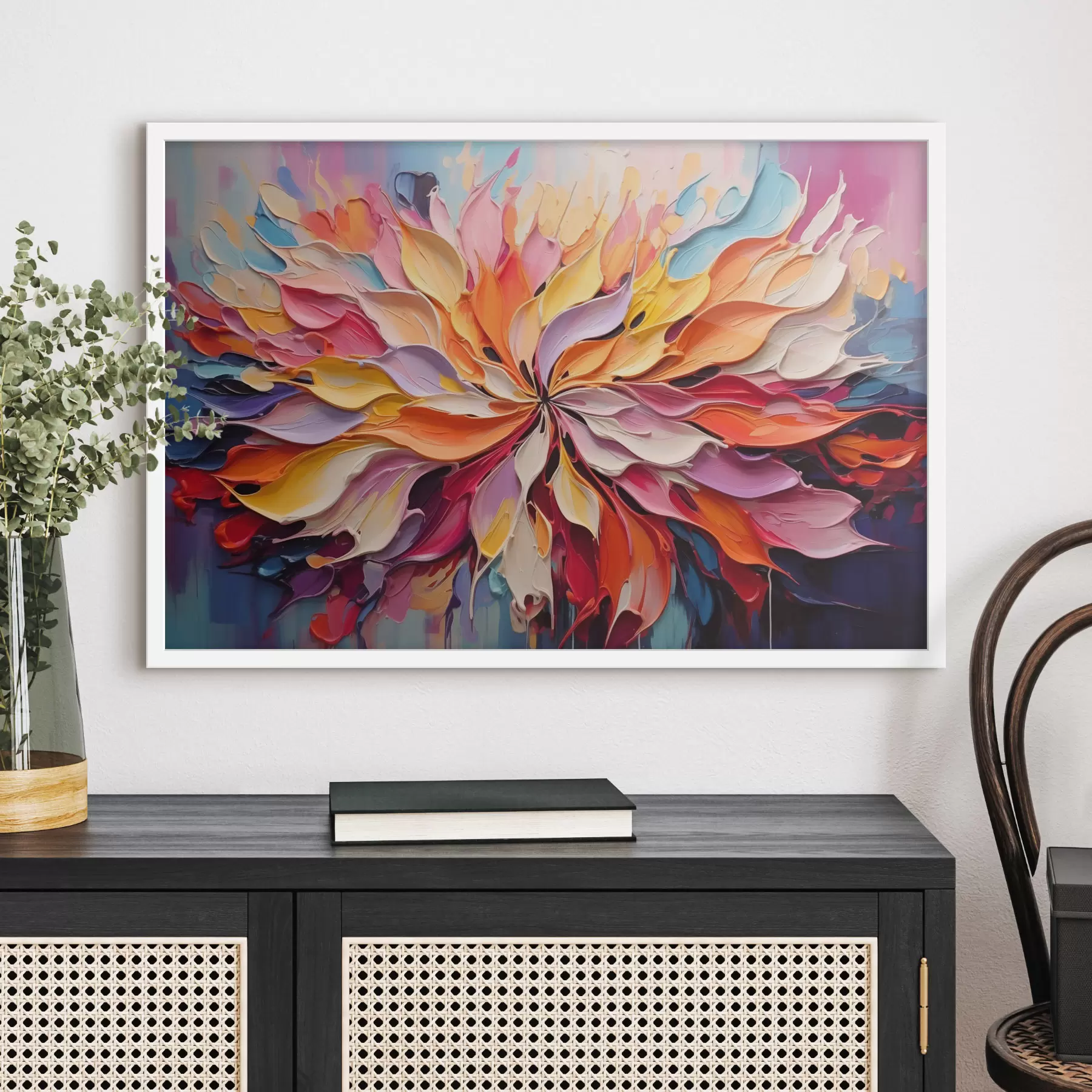 Fototapete Abstrakte Blume f50045