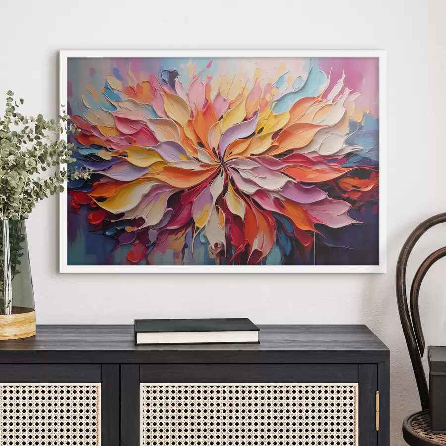 Fototapete Abstrakte Blume f50045